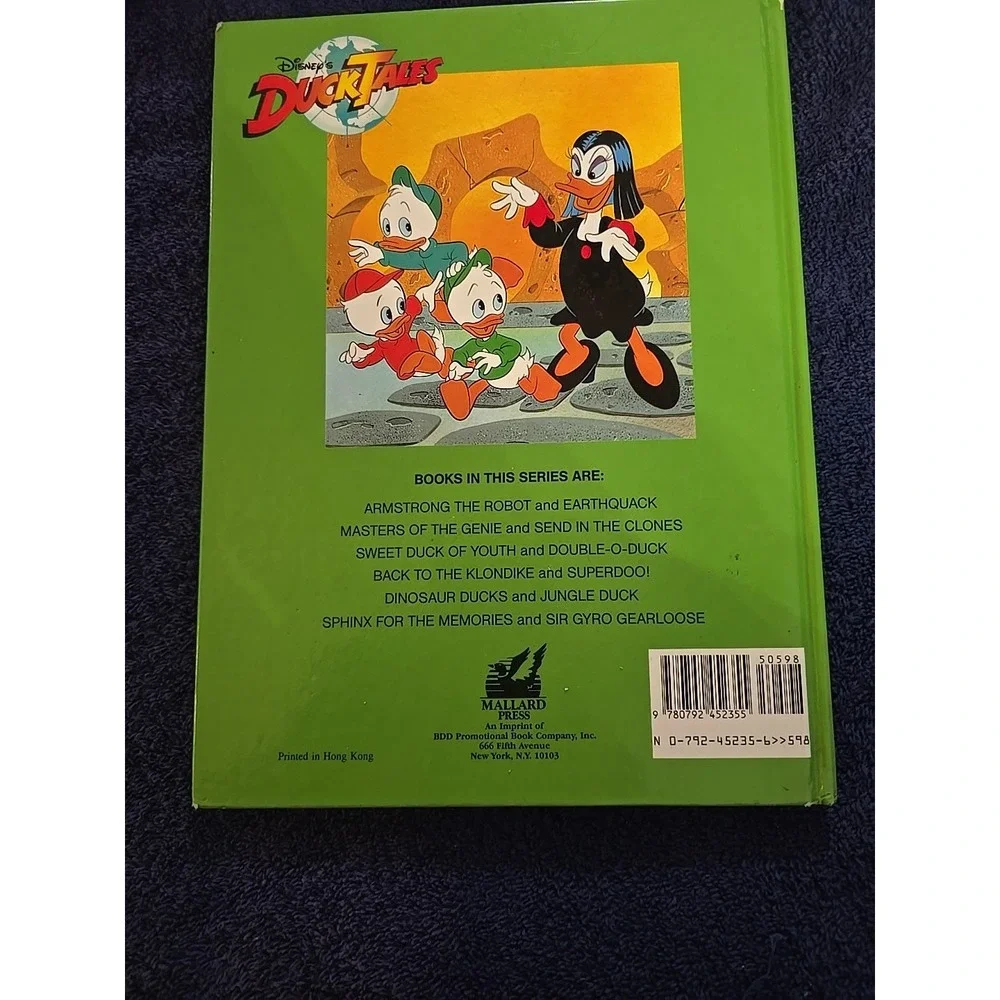 Disney DUCK TALES BOOK 1989‎ Masters of the Genie & Send in the Clone VINTAGE